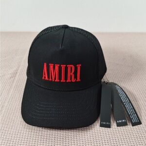 NWT$AMIRI Red Letter Black Hat